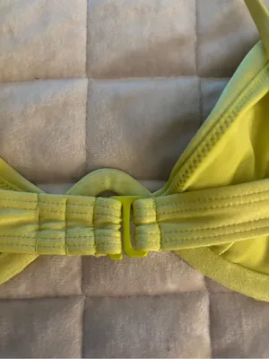 Garage Neon Yellow Bikini Women’s Size L thumbnail 3