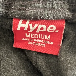 Hype Gray Sweatpants Juniors Size M thumbnail 3