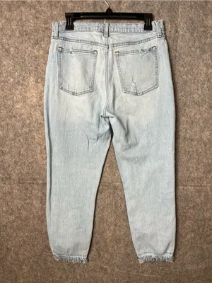 Abercrombie & Fitch Woman’s‎ Size 10 Light Wash Women’s High Rise Mom Jeans thumbnail 8