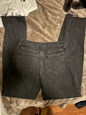 Wild Fable Mid Rise Straight Jeans thumbnail 4