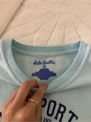Nautica Light Blue Newport Graphic Crew Sweatshirt thumbnail 2