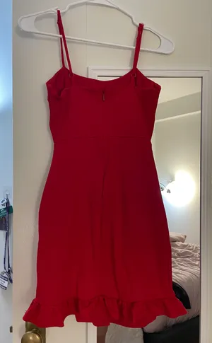 Lulus Red Midi Dress thumbnail 3