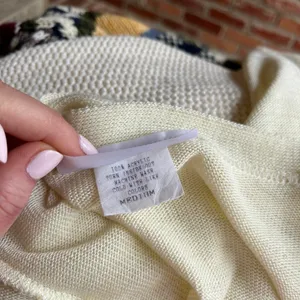 Earth Song Cream Tie Cardigan thumbnail 4
