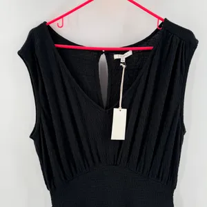 Z Supply Jumpsuit Women's Large NWT Indy Knit Black Textured Comfy Soft Casual thumbnail 8