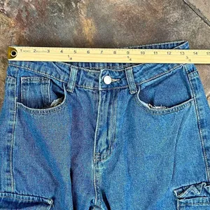 Women’s Pocket Cargo Denim Jeans Small thumbnail 2