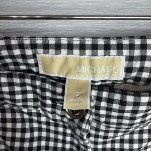 Michael Kors Gingham Pants Mid Rise Size 6 thumbnail 5