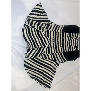 XS Free People Knit Striped Peplum Tank Top D1 thumbnail 6