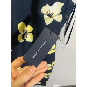 Tommy Hilfiger Sheath Dress Womens 6 Navy Yellow Floral Scuba A9SS4Z2A Preppy thumbnail 5