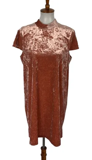 Madewell Dress Large Brown Short Sleeve Boho Casual Fall Workwear Chic‎ thumbnail 1