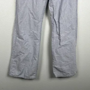Brandy Melville Women's‎ Striped Cotton Pants Blue thumbnail 3