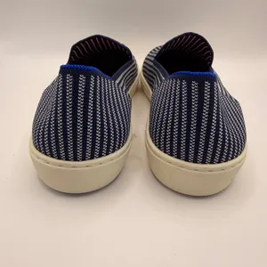 Rothys The Sneaker Navy Stripe Slip On Knit Shoes Womens‎ 10.5 Washable NEW thumbnail 5
