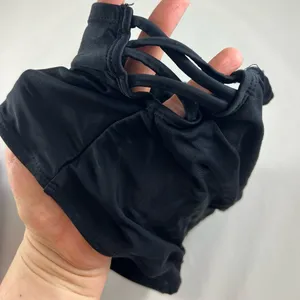 Arizona MD spandex Black criss cross bikini bottom thumbnail 4