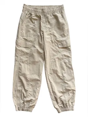 Old Navy Ankle Zip Nylon Cargo Jogger Pants Tan Size Medium thumbnail 1