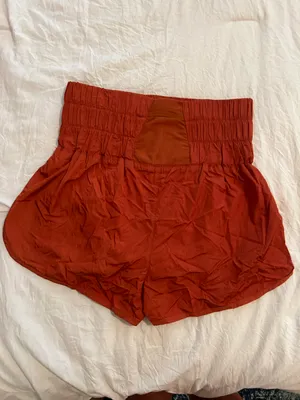 Free People Way Home Shorts Rust thumbnail 2