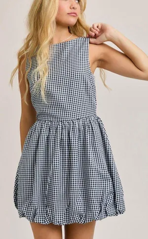 Le lis dress navy mini thumbnail 1