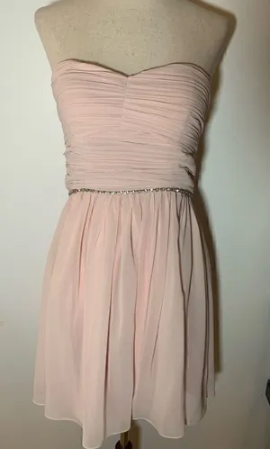 Pink strapless dress size small Pink thumbnail 1