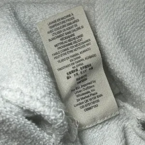 Free People White Hooded‎ Balloon Sleeve Sweatshirt Hoodie Oversized XS Pockets thumbnail 7
