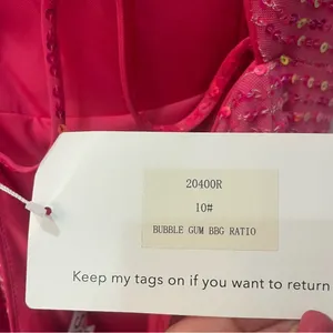 NWT Blush Prom 20400 Bubblegum Short Sequin Cocktail Dress Formal Homeco… thumbnail 9
