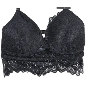 Frederick's of Hollywood Finley Lace Bralette Black S‎ NWT thumbnail 1