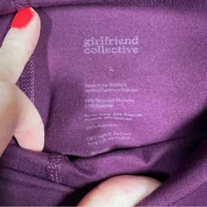 Girlfriend Collective Dark‎ Purple Tennis Skort thumbnail 3