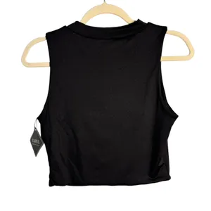 Zaful Women's Black Mock Neck Sleeveless Crop Top Blouse Tank US 4 EU‎ 36 thumbnail 7