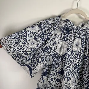 Hyacinth House Tuckernuck Thea Floral MinI Dress Tiered 100% Cotton Women Medium thumbnail 9