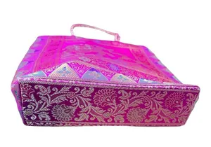 Nirvana Handicraft Silk Hand Bag/Shoulder/Tote Bag For Ladies/Girls thumbnail 2