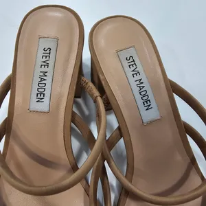 Steve Madden Effie Sandal in Tan Nubuck thumbnail 4