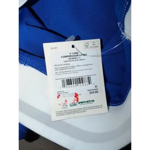 DSG Womens 3" Core Compression Shorts Royal Blue White Mid-Rise Small DAW15604N thumbnail 4