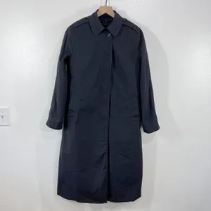 US Military Women's‎ All-Weather Trench Coat Removable Liner Black Size 12L thumbnail 2