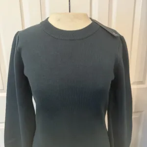 Lulus NWT Sweater Dress Sz MED Rhapsodize‎ Emerald Green Balloon Sleeve Bodycon thumbnail 3