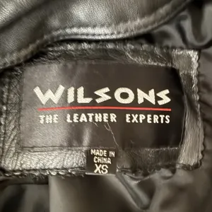Wilson's Leather Genuine Leather Women's Blazer Jacket Size XS Black Pockets Long Length thumbnail 8