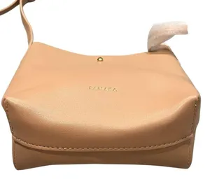NEW SAMARA Tan Vegan Leather Crossbody Purse Bag thumbnail 5