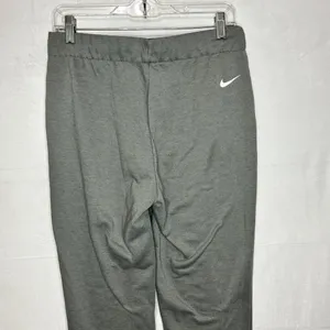 Nike Jogger Pants Gray Dri-Fit Zip Ankle Tapered Athleisure Sz M (30x28.5) thumbnail 5