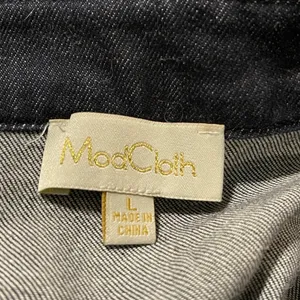 ModCloth Skirt Knee-Length Button Large  thumbnail 10
