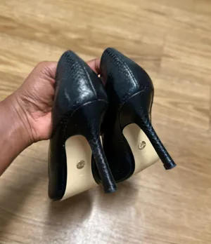 Zara black pointed toe shoes thumbnail 4