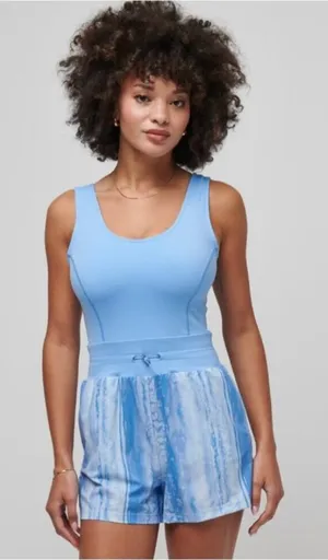 Travis Mathew‎ Dawn Glow Tank Romper in Cornflower Blue Size: XS thumbnail 1