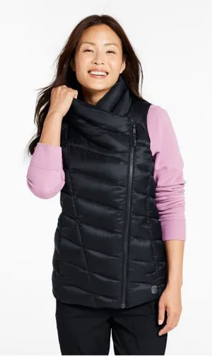 L.L. Bean Women's Boundless Down Puffer Vest Small EUC Outdoor Fall Cozy thumbnail 1