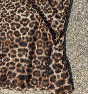 Missguided Semi Sheer Cheeta Top thumbnail 3