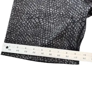 Nike DriFit Women’s Patterned Athletic Shorts Black Gray White L thumbnail 6