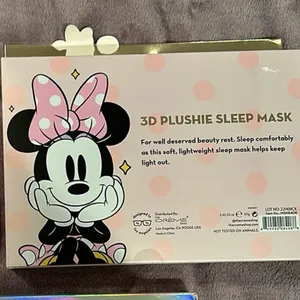 NWT The Crème Shop x Disney Minnie Mouse 3D Plushie Sleep Mask thumbnail 2