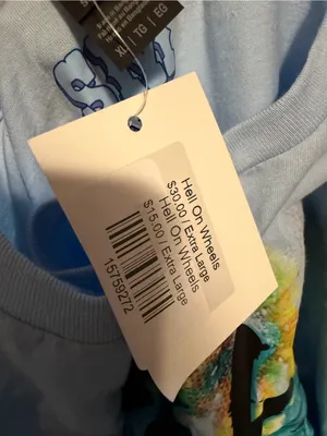 Gildan Light Blue Graphic 'Hell on Wheels' Women's T‑Shirt thumbnail 3