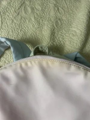 Stoney Clover Lane Pastel Pink and Light Blue Mini Backpack thumbnail 7