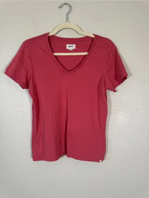 Pact Pink Organic Cotton Tee Shirt Womens S Casual Beachy Natural Fibers Top thumbnail 8