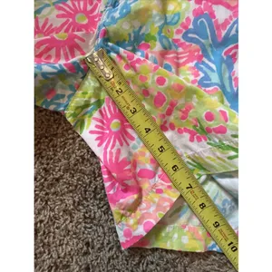 Lilly Pulitzer The Jayne Knit Shorts in the Lovers Coral print Sz 2 Resort Wear thumbnail 6