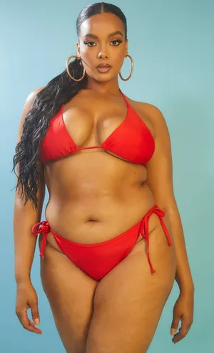 Amazon Red Triangle Bikini Set thumbnail 1