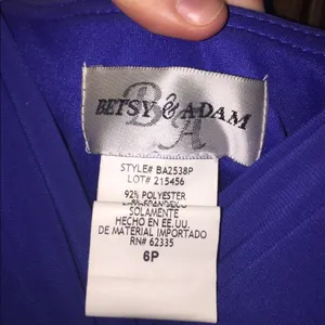 Blue formal dress thumbnail 4