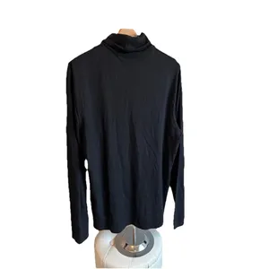 AG Adriano Goldschmied‎ Women Turtleneck Shirt Top M Long Sleeve Black NWOT thumbnail 2