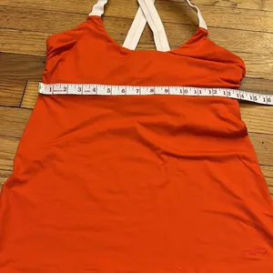 ‎Patagonia Orange Pink Crisscross Back Workout Tank Top M thumbnail 7