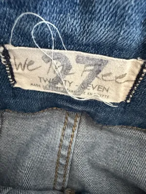 Free People We The Free Jayde Flare Jeans Sunburst Blue Size 27 thumbnail 4